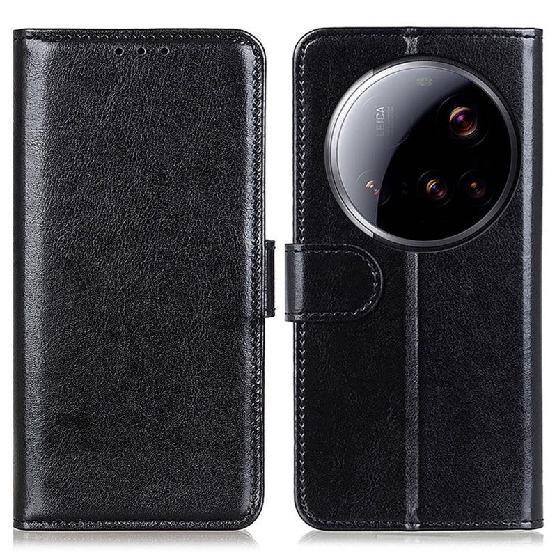 Läderfodral Xiaomi 15 Ultra Telefonfodral Lackläder