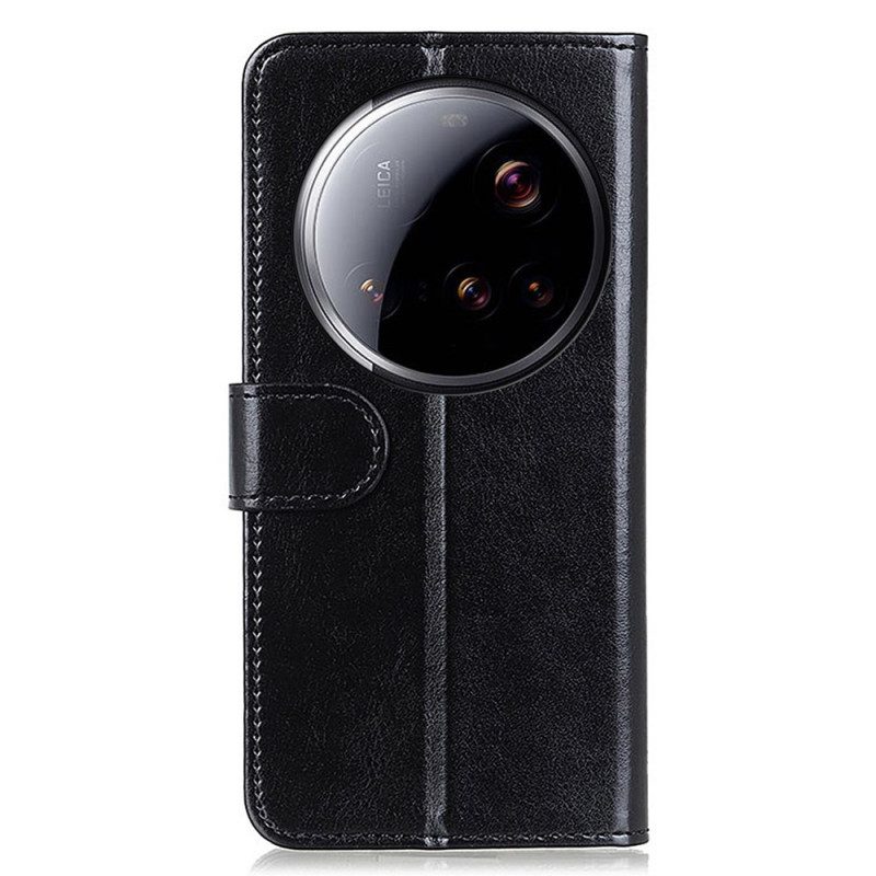 Läderfodral Xiaomi 15 Ultra Telefonfodral Lackläder