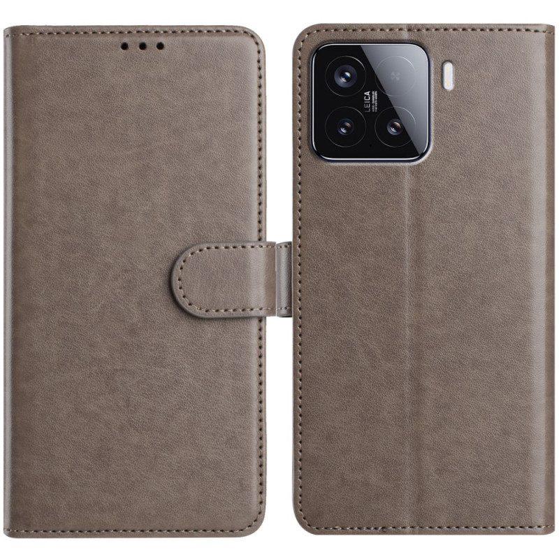 Läderfodral Xiaomi 15t Pro Telefonfodral 8 Kort Hållare