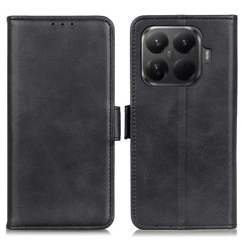 Läderfodral Xiaomi 15t Pro Telefonfodral Dubbelspänne