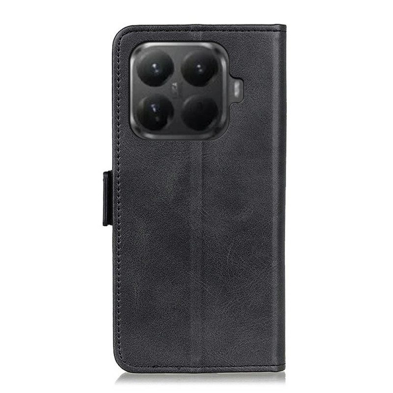 Läderfodral Xiaomi 15t Pro Telefonfodral Dubbelspänne