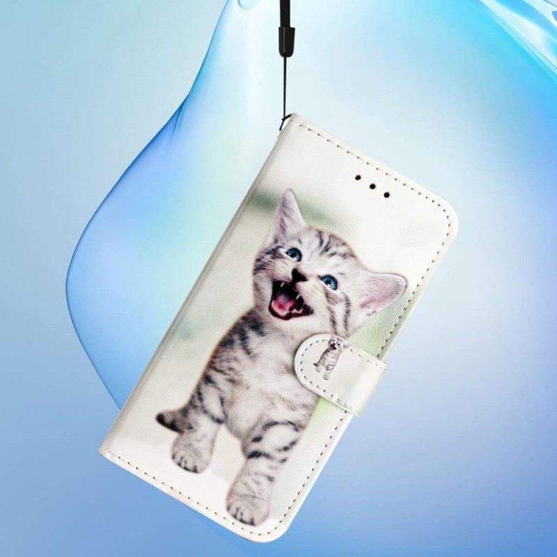 Läderfodral Xiaomi 15t Pro Telefonfodral Kattunge
