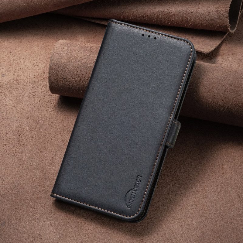 Läderfodral Xiaomi 15t Pro Telefonfodral Klassisk Binfen-färg