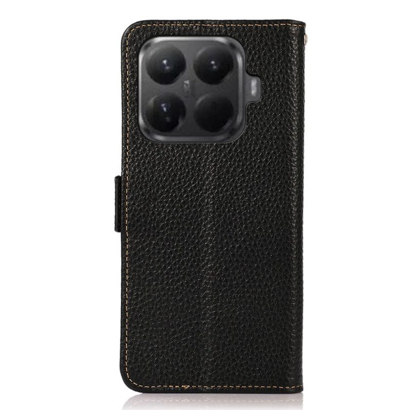 Läderfodral Xiaomi 15t Pro Telefonfodral Läder Med Rfid-skydd