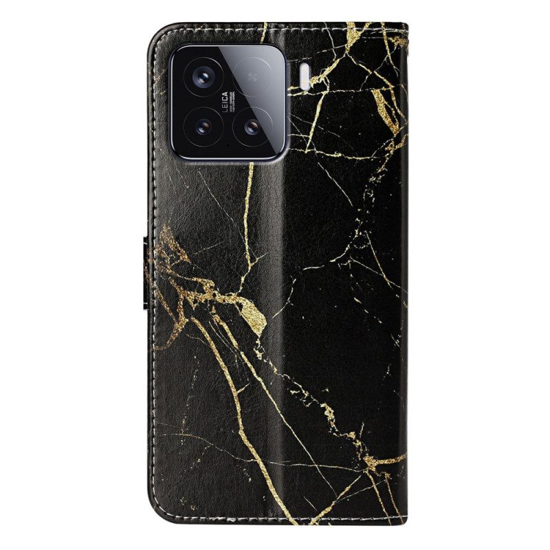 Läderfodral Xiaomi 15t Pro Telefonfodral Marmor