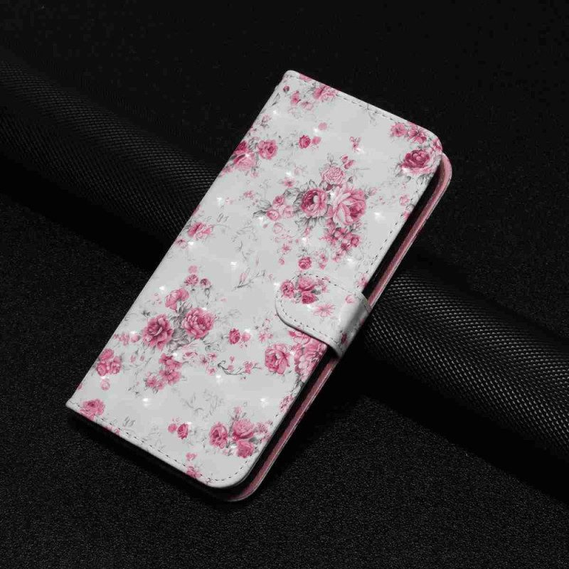 Läderfodral Xiaomi 15t Pro Telefonfodral Rosor Med Nyckelband