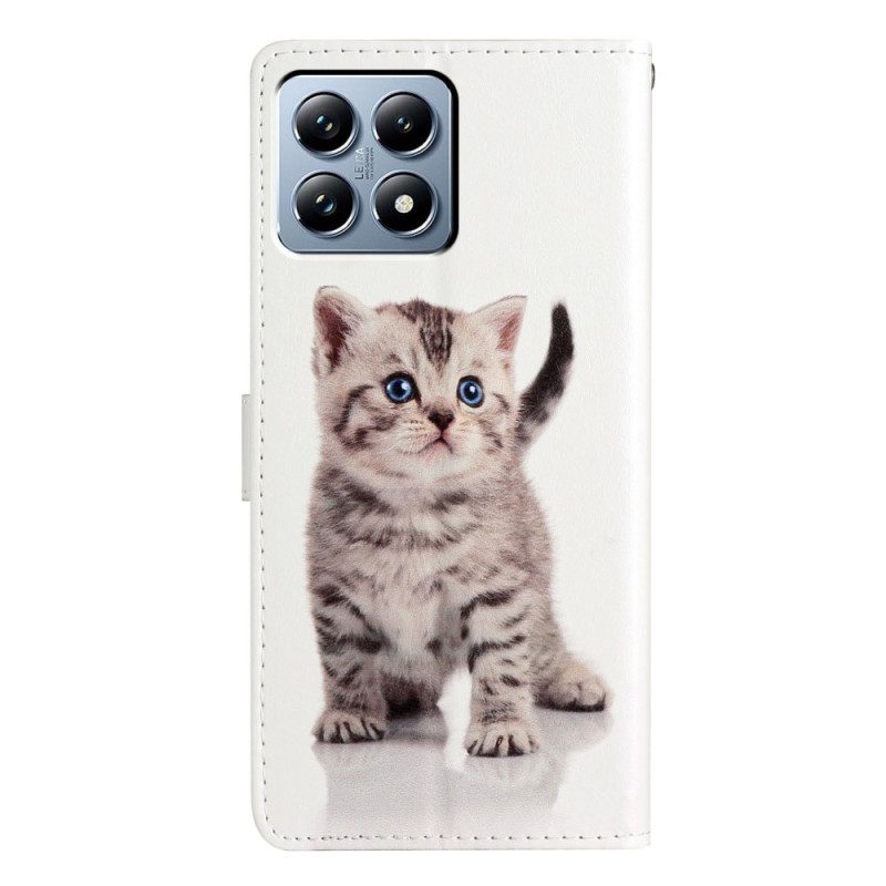 Läderfodral Xiaomi 15t Pro Telefonfodral Söt Katt