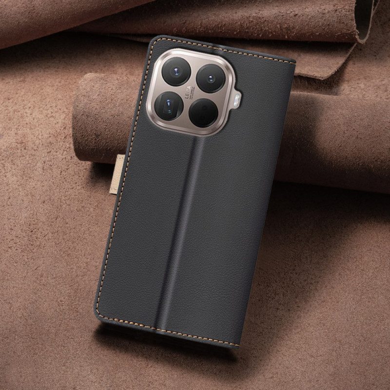Läderfodral Xiaomi 15t Pro Telefonfodral Tvåfärgad Binfen-färg