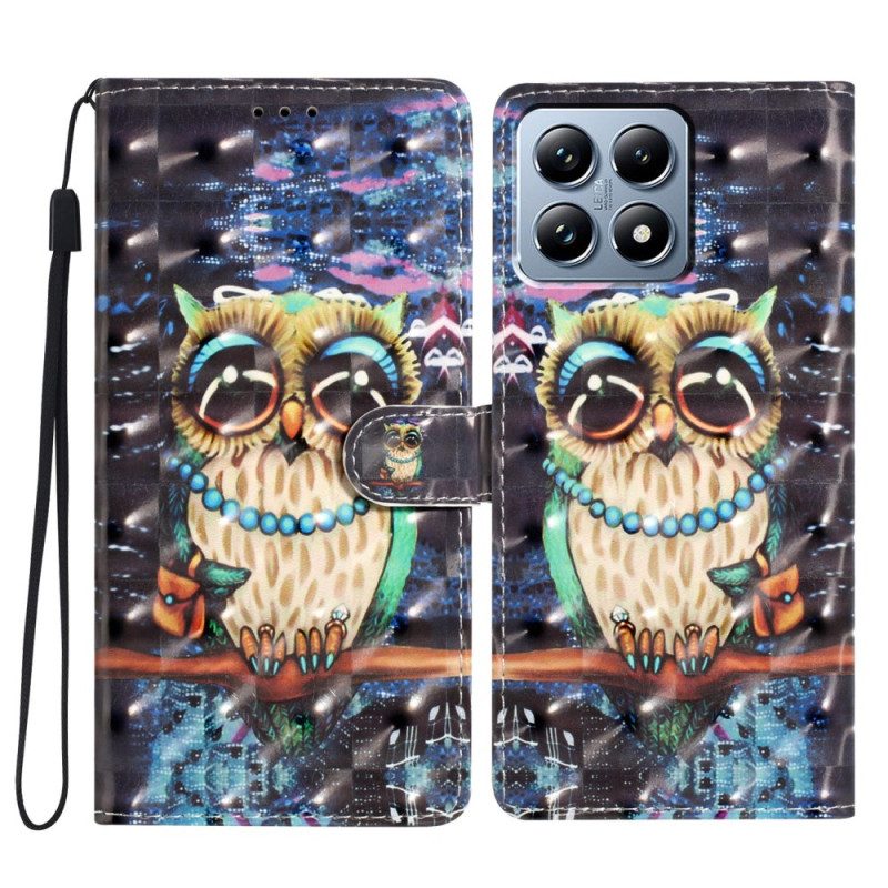 Läderfodral Xiaomi 15t Pro Telefonfodral Uggla