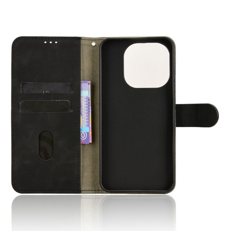 Läderfodral Xiaomi 15t Telefonfodral Mocka Effekt