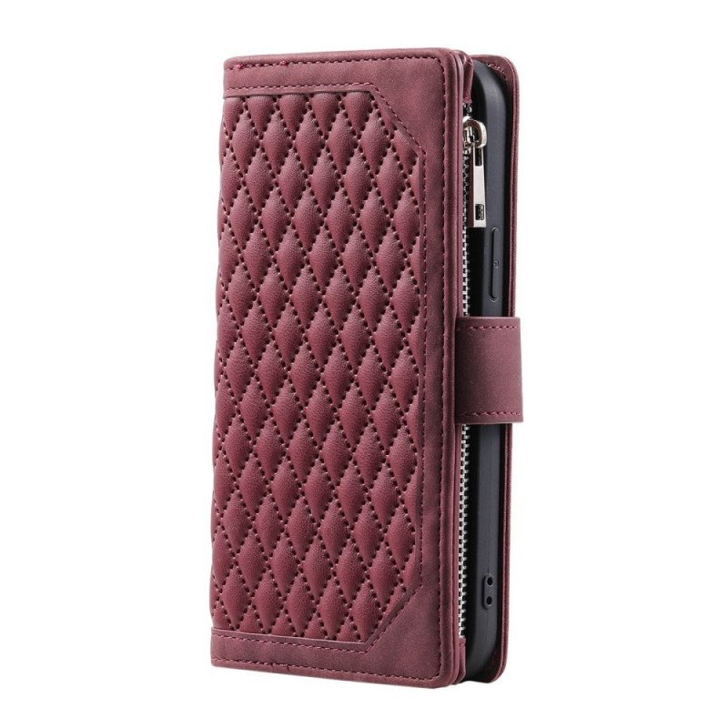 Läderfodral Xiaomi 15t Telefonfodral Quiltad Plånbok