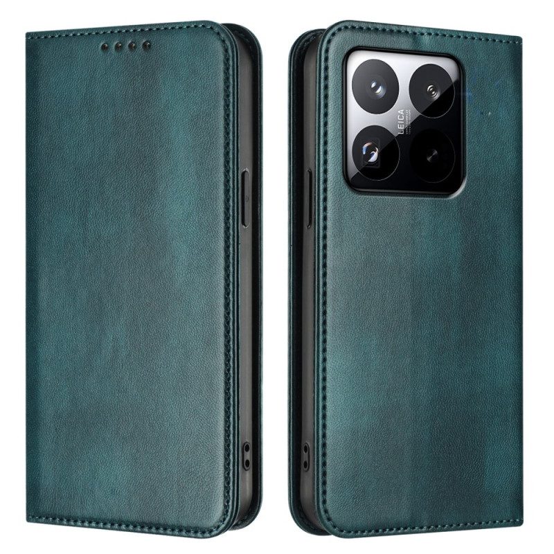 Läderfodral Xiaomi 15t Telefonfodral Vintage-plånbok