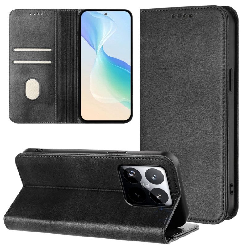 Läderfodral Xiaomi 15t Telefonfodral Vintage-plånbok