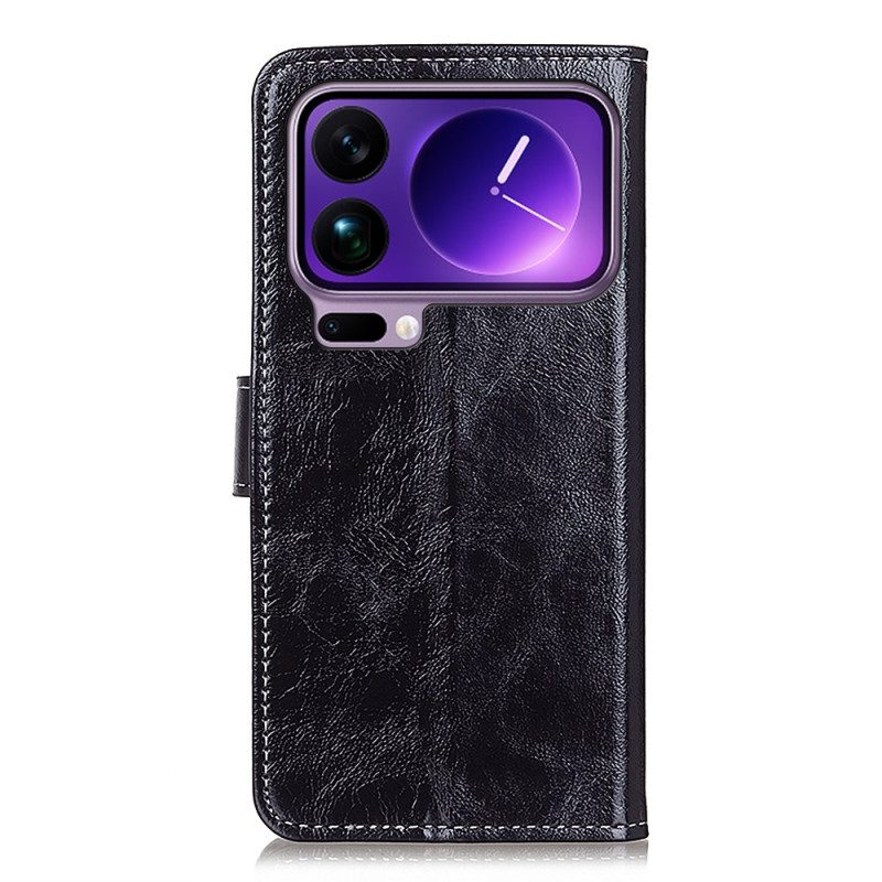 Läderfodral Xiaomi 17 Pro Max Telefonfodral Glansig
