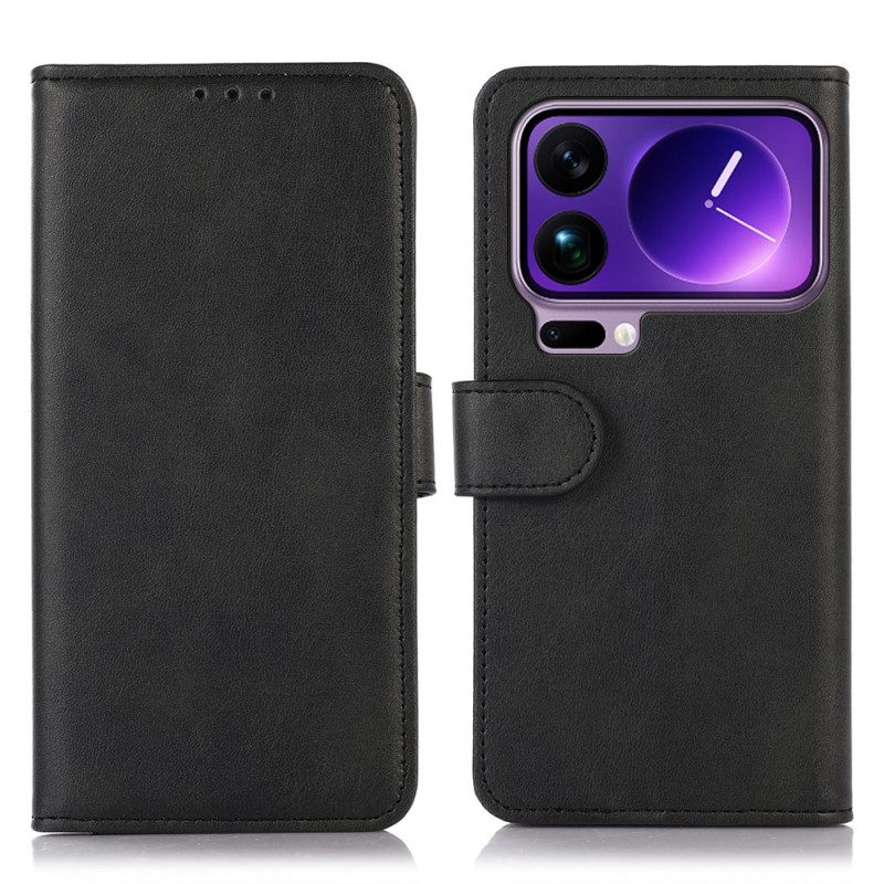 Läderfodral Xiaomi 17 Pro Max Telefonfodral Klassisk Lädereffekt