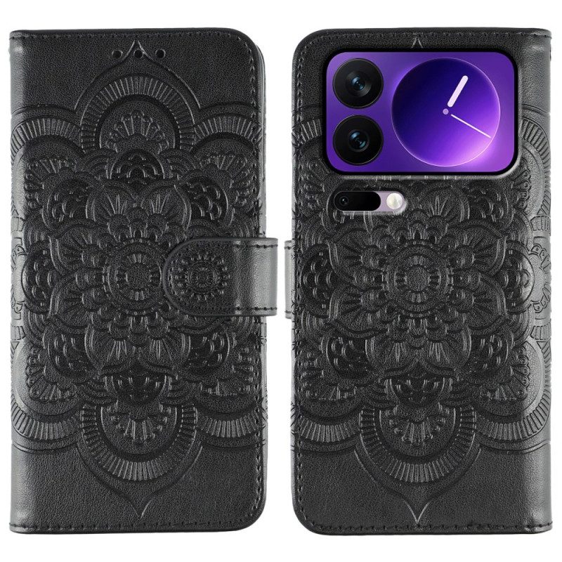 Läderfodral Xiaomi 17 Pro Max Telefonfodral Mandalamönster