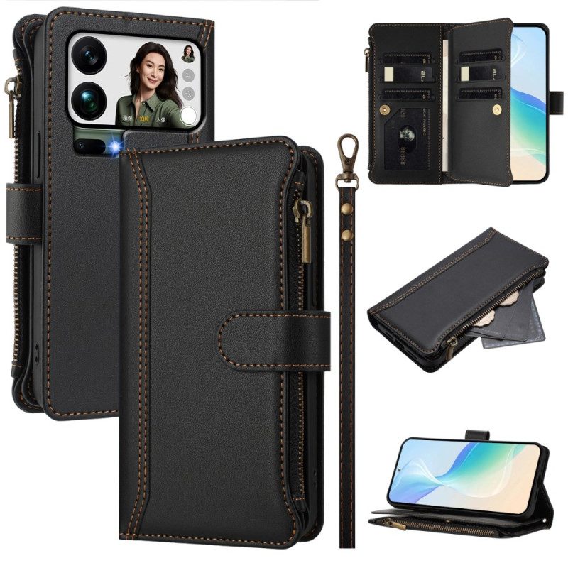 Läderfodral Xiaomi 17 Pro Max Telefonfodral Plånbok