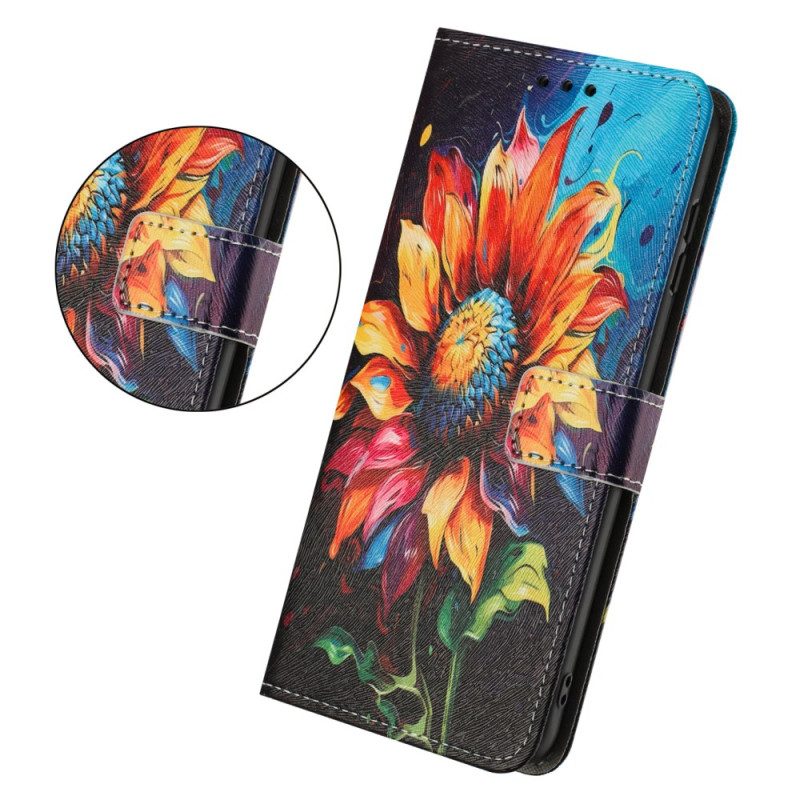 Läderfodral Xiaomi 17 Pro Max Telefonfodral Solros