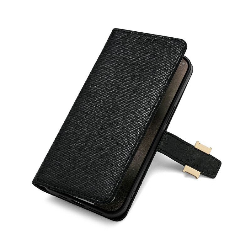 Läderfodral Xiaomi 17 Pro Telefonfodral Metallspänne