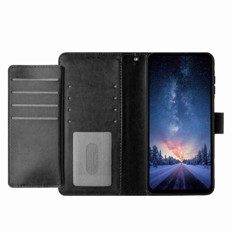 Läderfodral Xiaomi 17 Pro Telefonfodral Plånbok Med 8 Kortfack