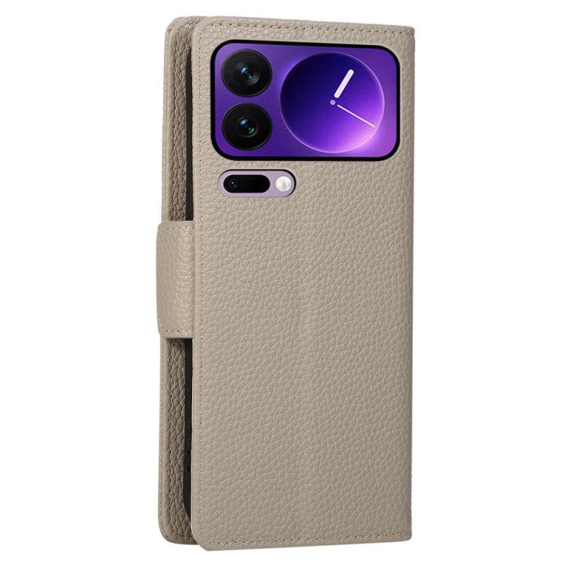 Läderfodral Xiaomi 17 Pro Telefonfodral Plånbok Med Dragkedja