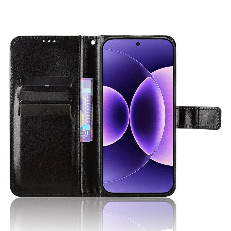 Läderfodral Xiaomi 17 Pro Telefonfodral Prickigt Läder