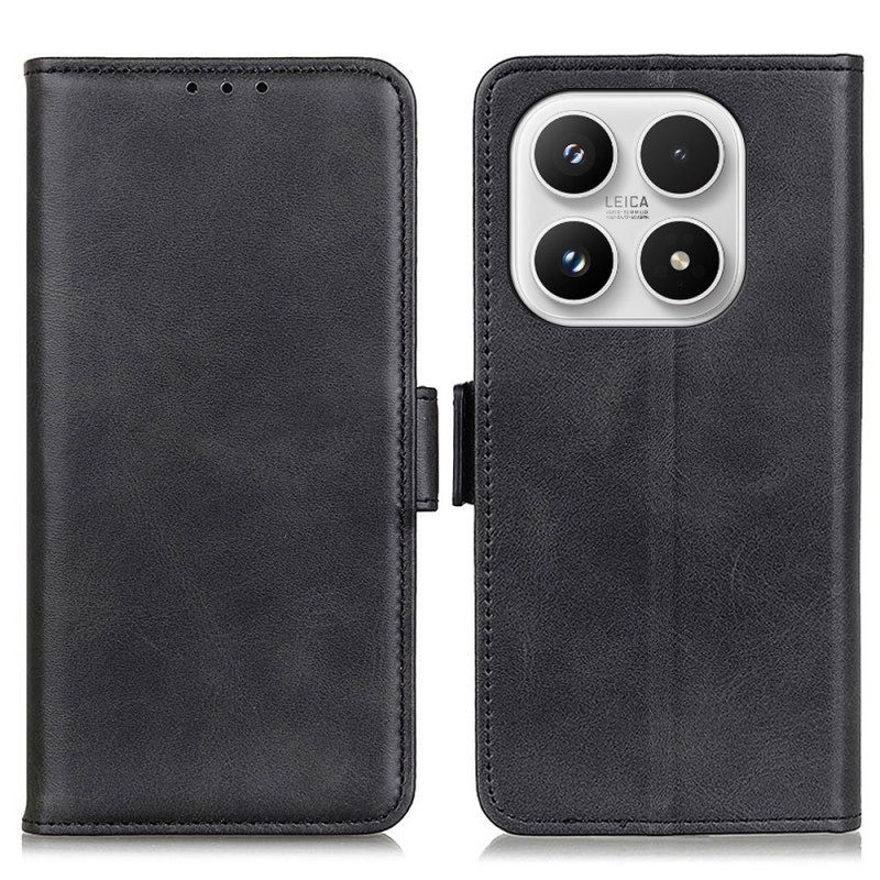 Läderfodral Xiaomi 17 Telefonfodral Dubbelspänne