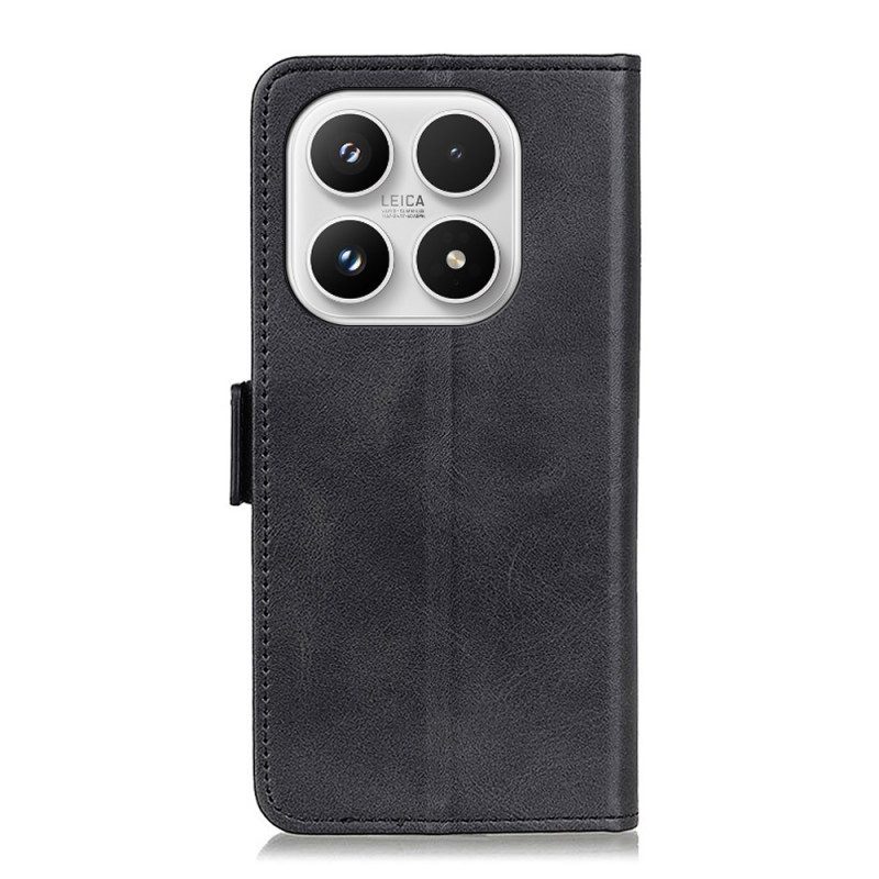 Läderfodral Xiaomi 17 Telefonfodral Dubbelspänne