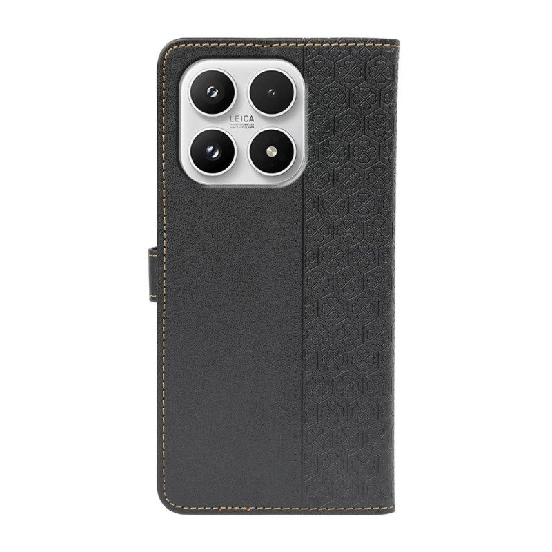Läderfodral Xiaomi 17 Telefonfodral Fyrklöver