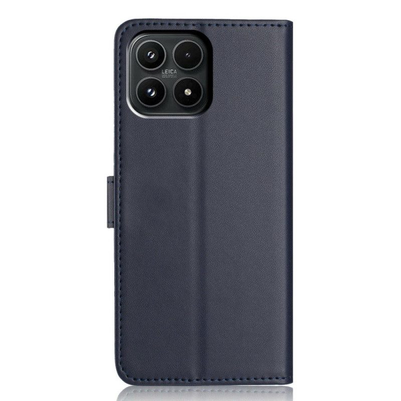 Läderfodral Xiaomi 17 Telefonfodral Ren Linjestil