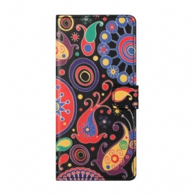 Läderfodral Xiaomi Redmi Note 10 5G Galaxy Design