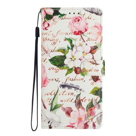 Läderfodral Xiaomi Redmi Note 14 4g Telefonfodral Blomdikt