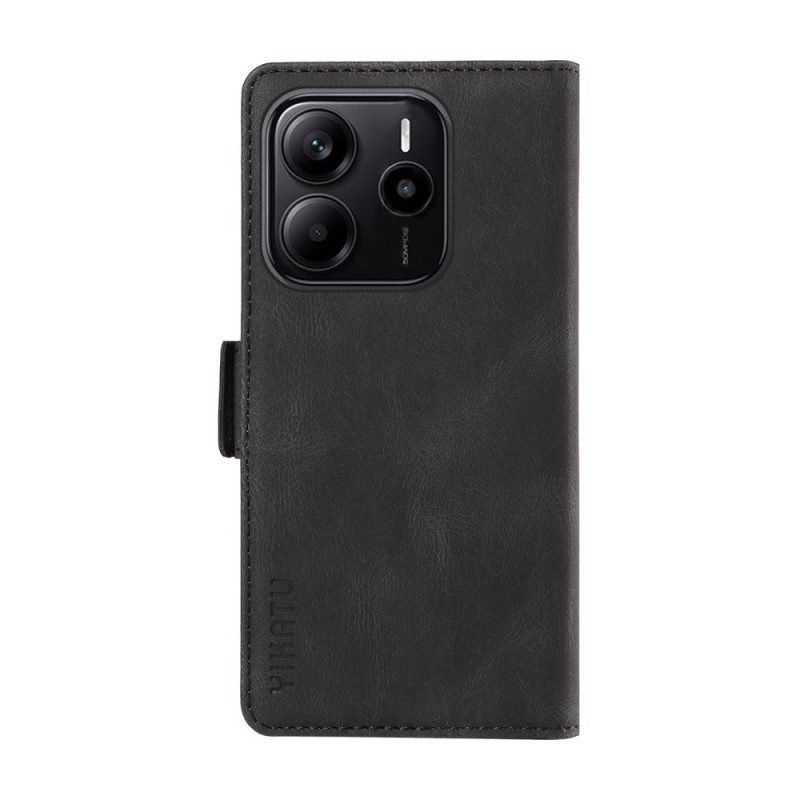 Läderfodral Xiaomi Redmi Note 14 4g Telefonfodral Klassisk Ykatu