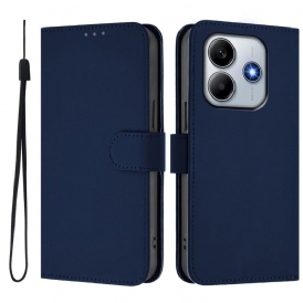 Läderfodral Xiaomi Redmi Note 14 5g Telefonfodral Läderarmband