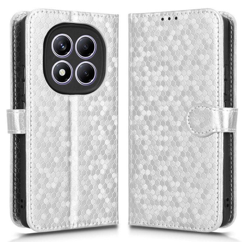 Läderfodral Xiaomi Redmi Note 14 Pro 4g Telefonfodral Glänsande Vikter