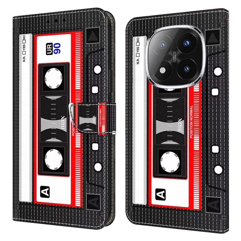 Läderfodral Xiaomi Redmi Note 14 Pro 4g Telefonfodral Kassettband