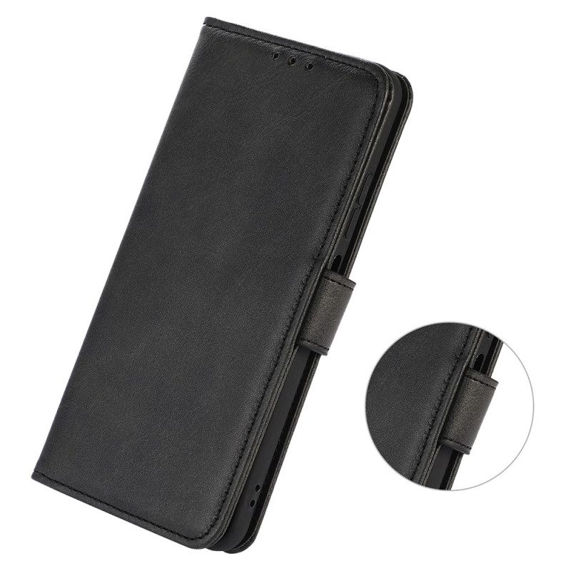 Läderfodral Xiaomi Redmi Note 14 Pro 4g Telefonfodral Lädereffekt