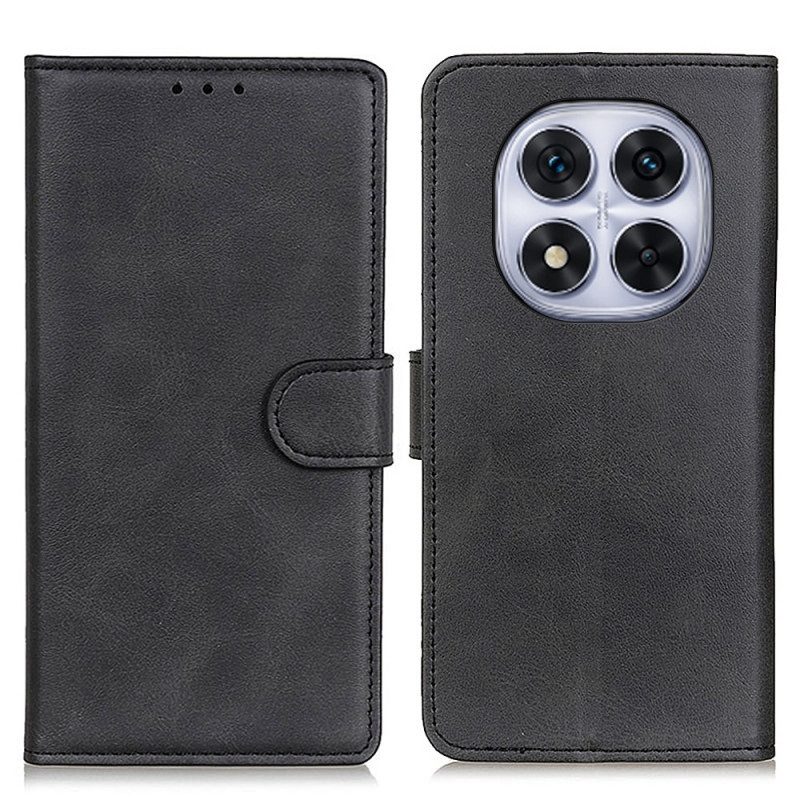Läderfodral Xiaomi Redmi Note 14 Pro 4g Telefonfodral Matt Imitationsläder