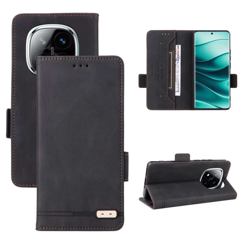 Läderfodral Xiaomi Redmi Note 14 Pro 4g Telefonfodral Retro