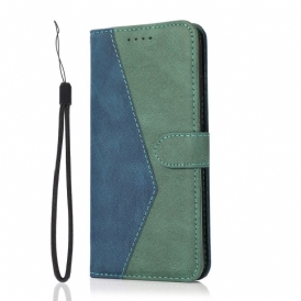 Läderfodral Xiaomi Redmi Note 14 Pro 4g Telefonfodral Tvåfärgad