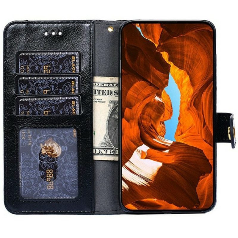 Läderfodral Xiaomi Redmi Note 14 Pro 4g Telefonfodral Vaxad
