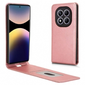 Läderfodral Xiaomi Redmi Note 14 Pro 4g Telefonfodral Vertikal Fällbar Design