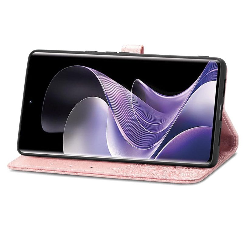 Läderfodral Xiaomi Redmi Note 14 Pro 5g Telefonfodral Barock Mandala