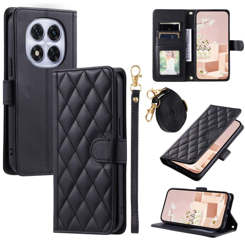Läderfodral Xiaomi Redmi Note 14 Pro 5g Telefonfodral Quiltad Elegans