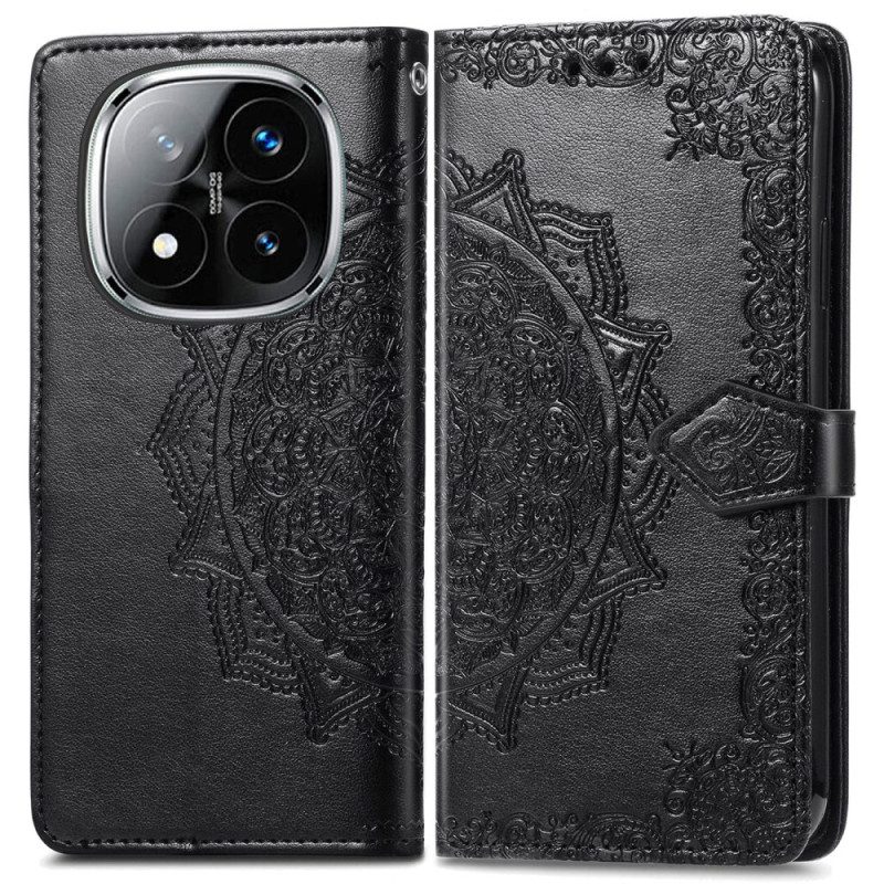 Läderfodral Xiaomi Redmi Note 14 Pro Plus 5g Telefonfodral Barockmandala