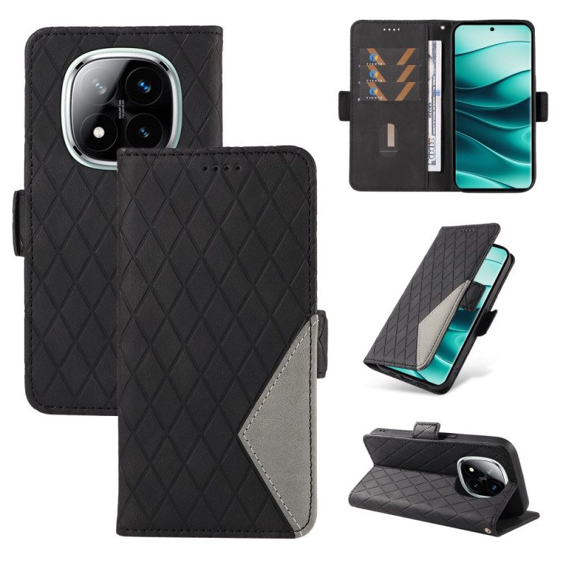 Läderfodral Xiaomi Redmi Note 14 Pro Plus 5g Telefonfodral Diamanter