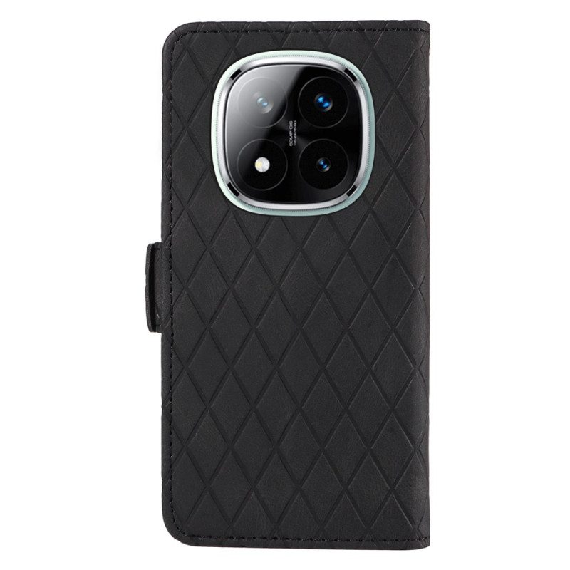 Läderfodral Xiaomi Redmi Note 14 Pro Plus 5g Telefonfodral Diamanter