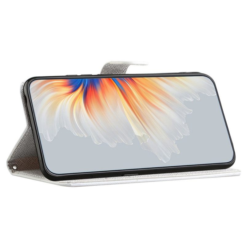 Läderfodral Xiaomi Redmi Note 14 Pro Plus 5g Telefonfodral Månblommor