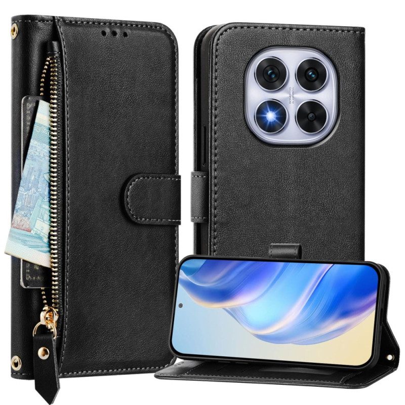 Läderfodral Xiaomi Redmi Note 14 Pro Plus 5g Telefonfodral Retro Multifunktionell