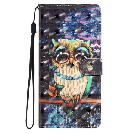 Läderfodral Xiaomi Redmi Note 14 Pro Plus 5g Telefonfodral Uggla 3d